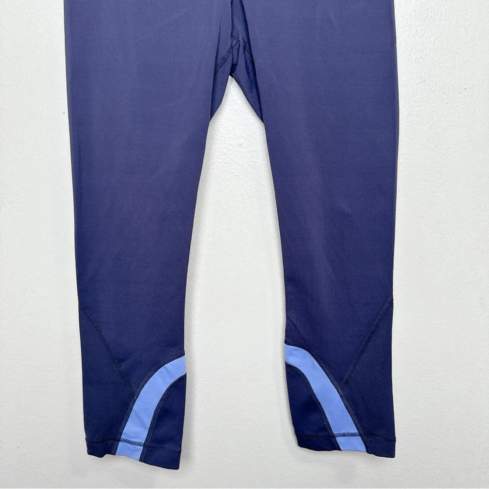 Lululemon Womens 4 Run Inspire Crop II Cadet Blue Lullaby - Picture 6 of 14